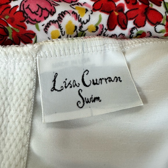 LISA CURRAN SWIM 2pc swimsuit with cover-up, size Large, EUC - Picture 9 of 12